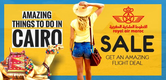 Cheap Flight to Cairo With Royal Air Maroc