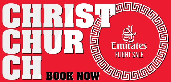Cheap Flight to Christchurch with Emirates Airlines