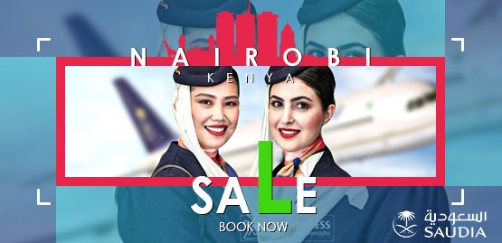 Cheap Flight to Nairobi With Saudi-Airline