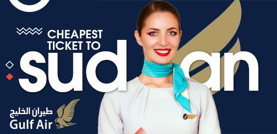 Cheap Flight to Sudan with Gulf Air