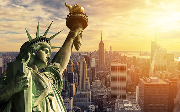 direct flights to New York