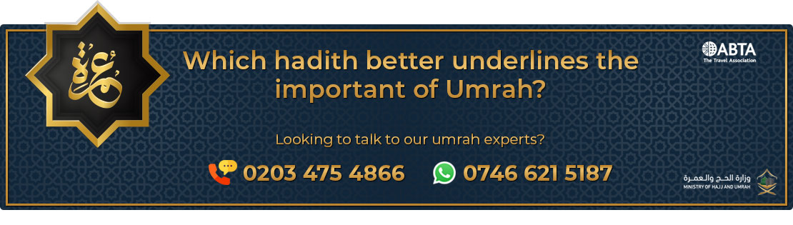 hadith better underlines importance of umrah
