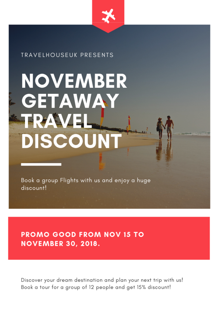 group flight discount 2018