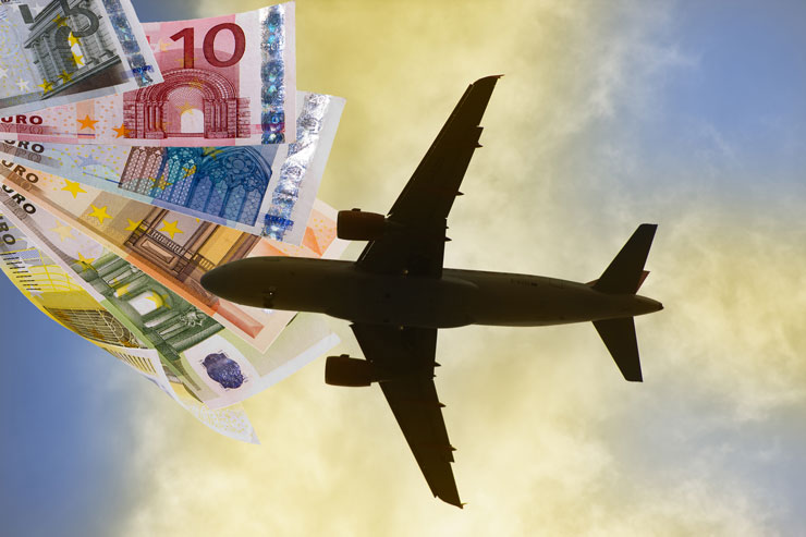 plane and money image air travel expenses