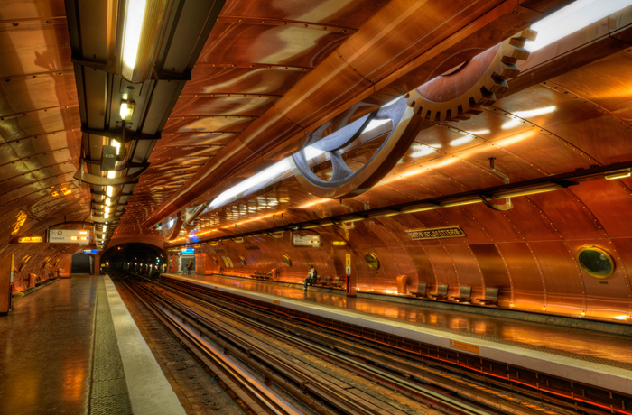 Arts et Métiers Station, Paris, France