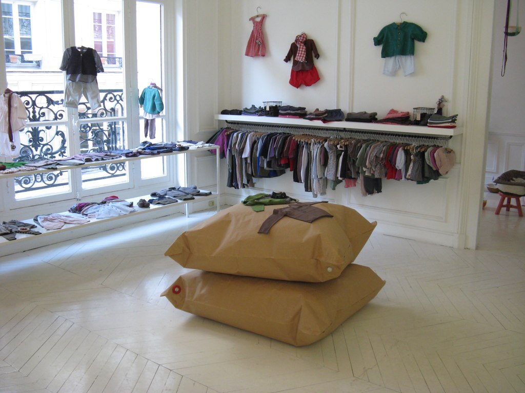 Inside view of Bonton Store Paris