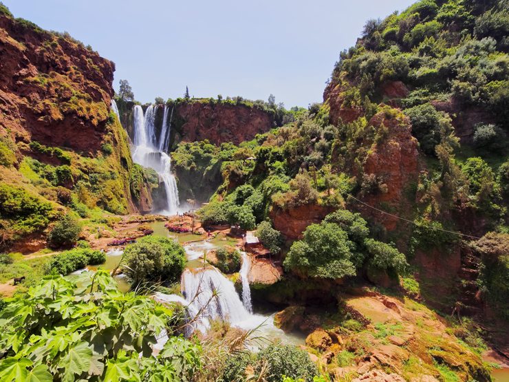 Cascades D' Ouzoud Waterfall Morocco Africa