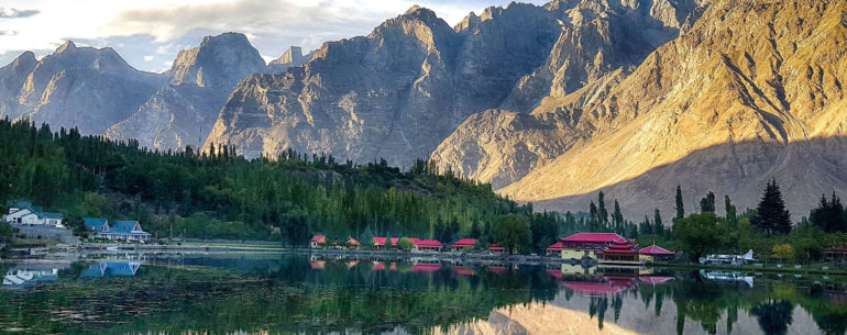 Mountain in a beautiful valley of Skardu in Pakistan