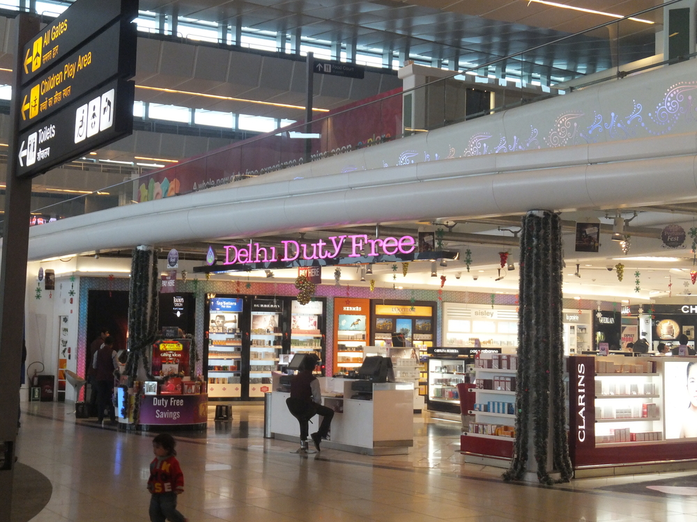 Duty Free Shops at Terminal 3 at Indira Gandhi International Airport