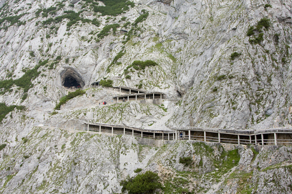 Entrance Ice cave Eisriesenwelt Austria