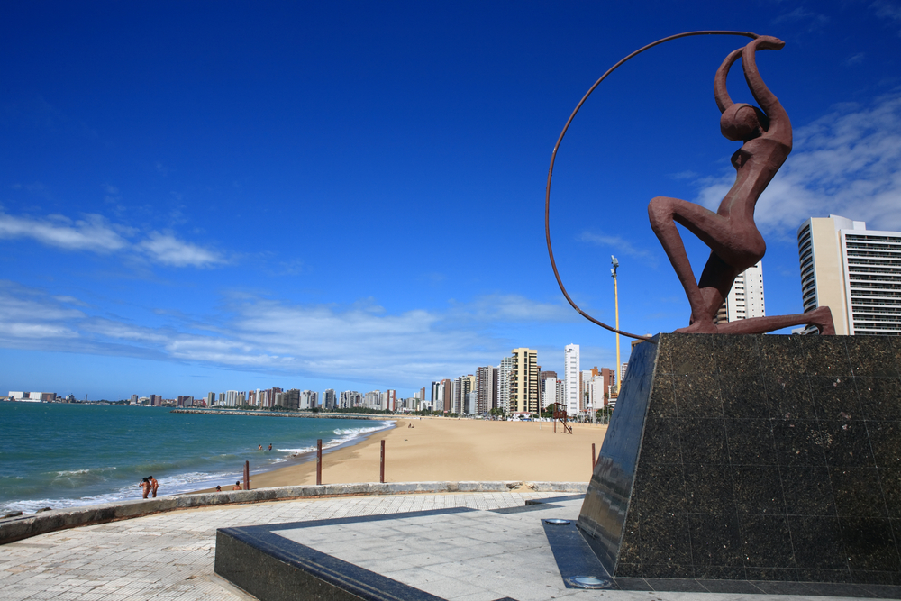 Waterfront of Fortaleza in ceara state brazil