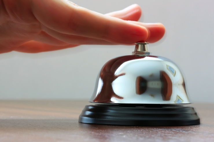 Hotel service bell