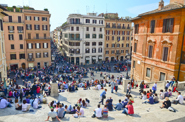 The Spanish Steps are the widest staircase in Europe.