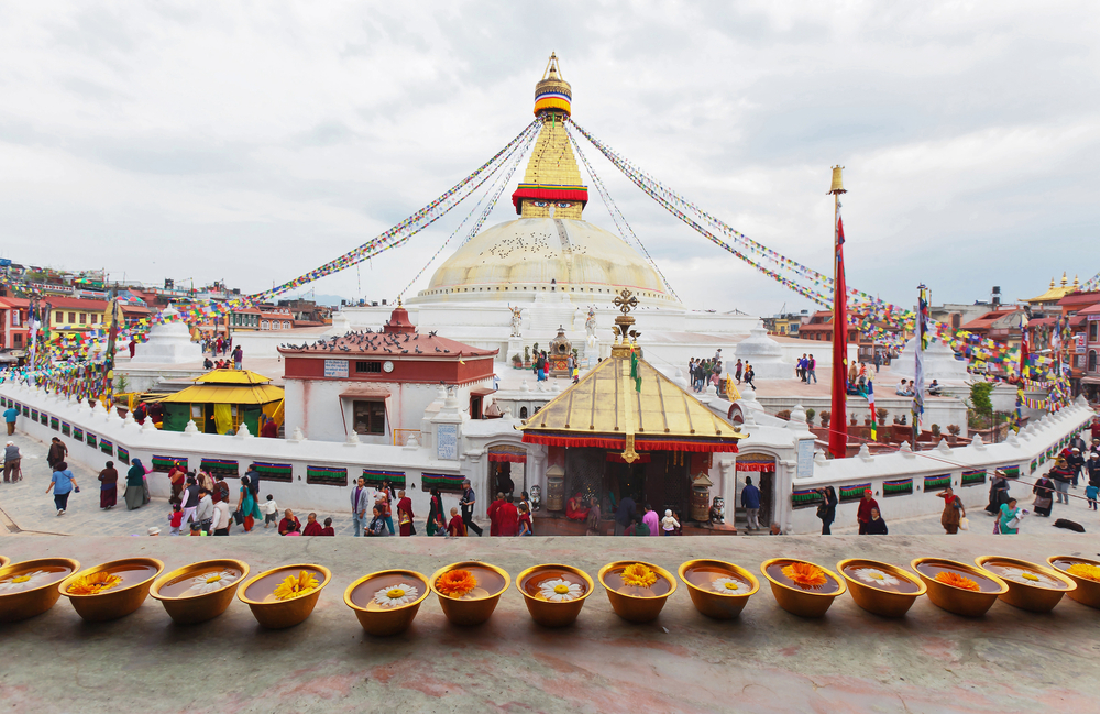 Boudhanath Stupa in Kathmandu, Nepal