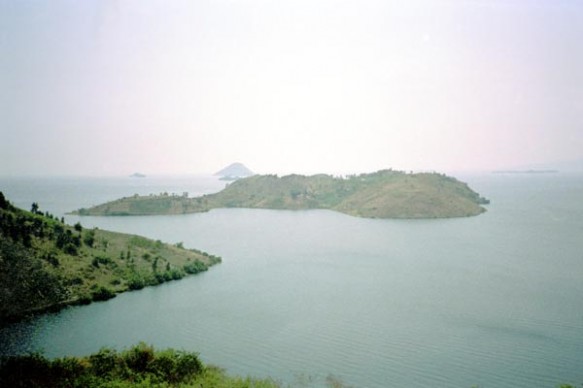 Beautiful view of Lake Kivu Rwanda