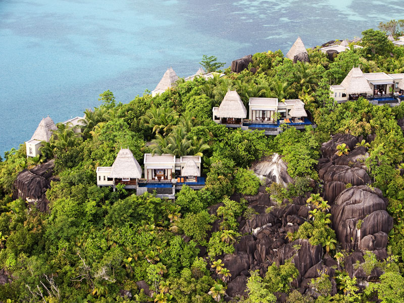 Maia Luxury Resort and Spa Seychelles Aerial View