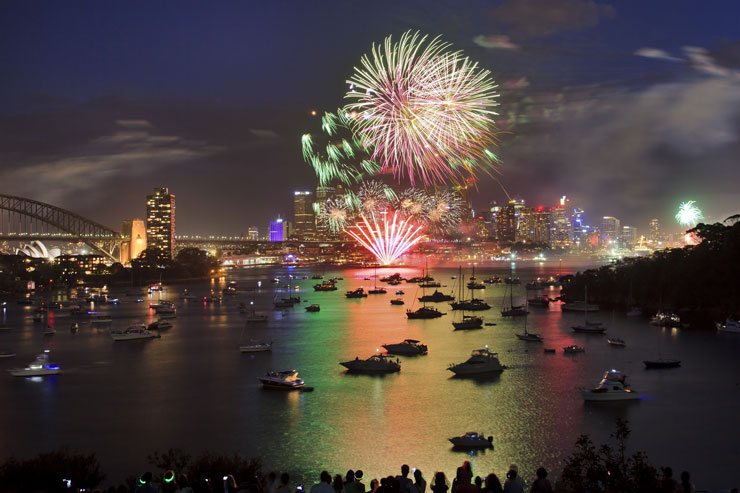 fireworks and new year eve celebrations in Sydney