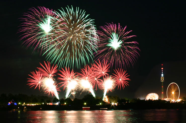 New Year Fireworks at Vienna