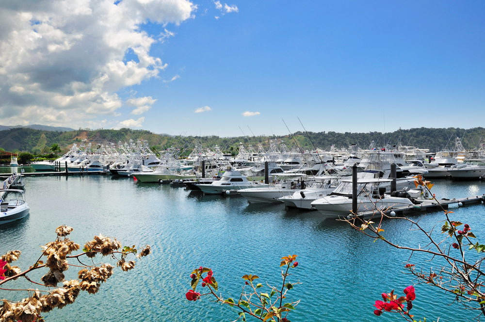 Boats in Los Suenos Marina, Raco, Costa Rica