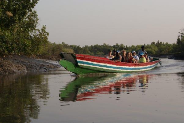 Boat in River Gambia