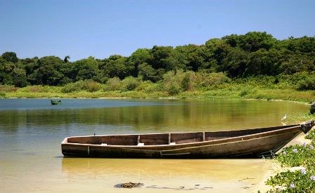 Ssese Island Uganda A boat on Ssese Island Uganda