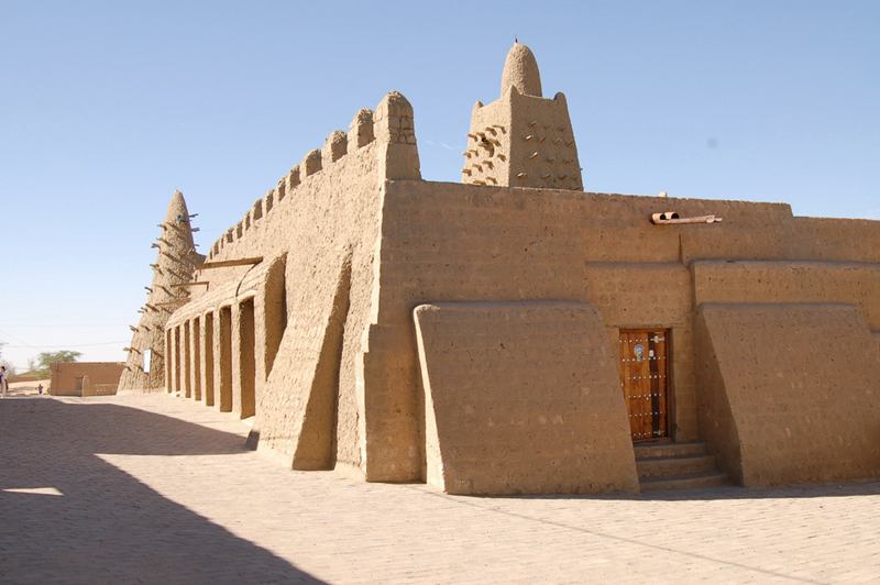 The Djingareyber mosque in Timbuktu
