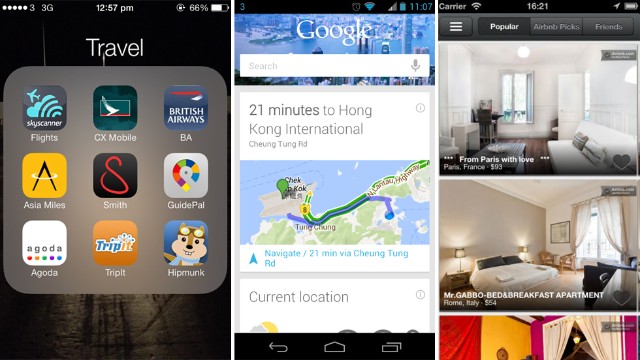 Apple's ios 7 travel apps ios 7 travel apps screenshot