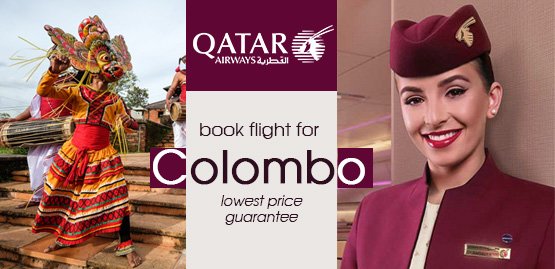 Cheap Flight to Colombo With Qatar Airways