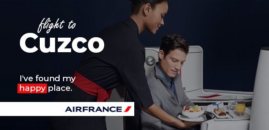 Cheap Flight to Cuzco with Airfrance