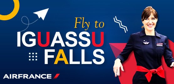 Cheap Flight to Iguassu Falls with Air France