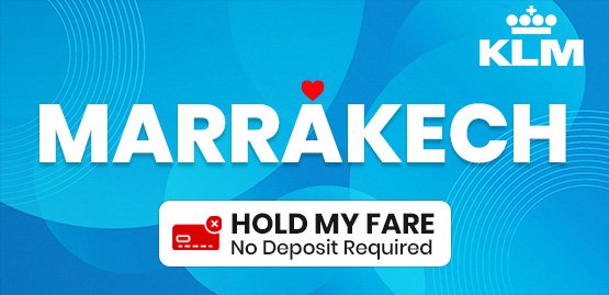 Cheap Flight to Marrakech with klm