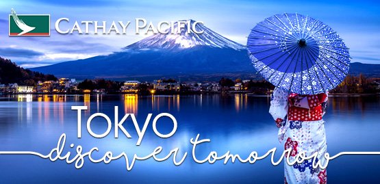 Cheap Flight to Tokyo With Cathay Pacific