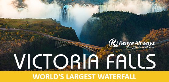 Cheap Flight to Victoria Falls With Kenya Airways